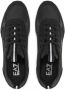 Emporio Armani EA7 Nieuwe Armani Noir Sneakers met Zilveren Logo Black Heren - Thumbnail 9