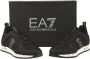 Emporio Armani EA7 Zwarte Gouden Witte Sneaker Unisex Hardloopschoen Black Heren - Thumbnail 13