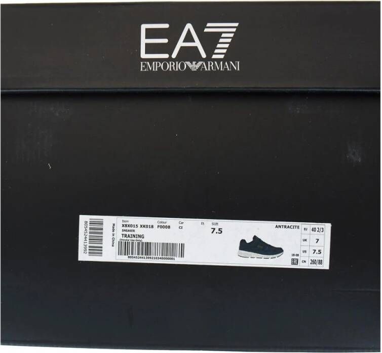 Emporio Armani EA7 Shoes Gray Heren