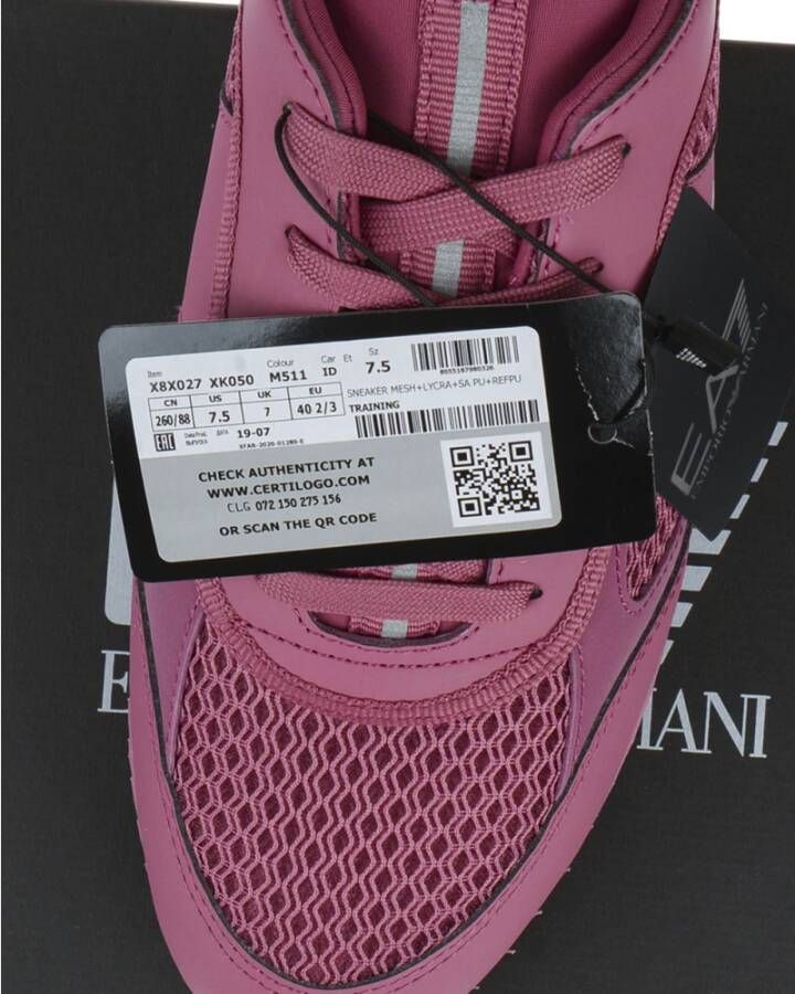 Emporio Armani EA7 Shoes Pink Heren