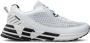 Emporio Armani EA7 Witte Zwarte Unisex Sneaker van Eco Leer Mesh White Heren - Thumbnail 2