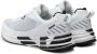 Emporio Armani EA7 Witte Zwarte Unisex Sneaker van Eco Leer Mesh White Heren - Thumbnail 4
