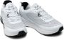 Emporio Armani EA7 Witte Zwarte Unisex Sneaker van Eco Leer Mesh White Heren - Thumbnail 5