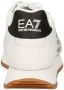 EA7 Emporio Armani Sneakers van leermix met labelprint model 'Basic Runner Eagle' - Thumbnail 8