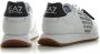 EA7 Emporio Armani Sneakers van leermix met labelprint model 'Basic Runner Eagle' - Thumbnail 10