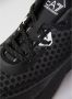 Emporio Armani EA7 Unisex Zwarte Witte Sneaker van Eco Leer Mesh Black Heren - Thumbnail 4