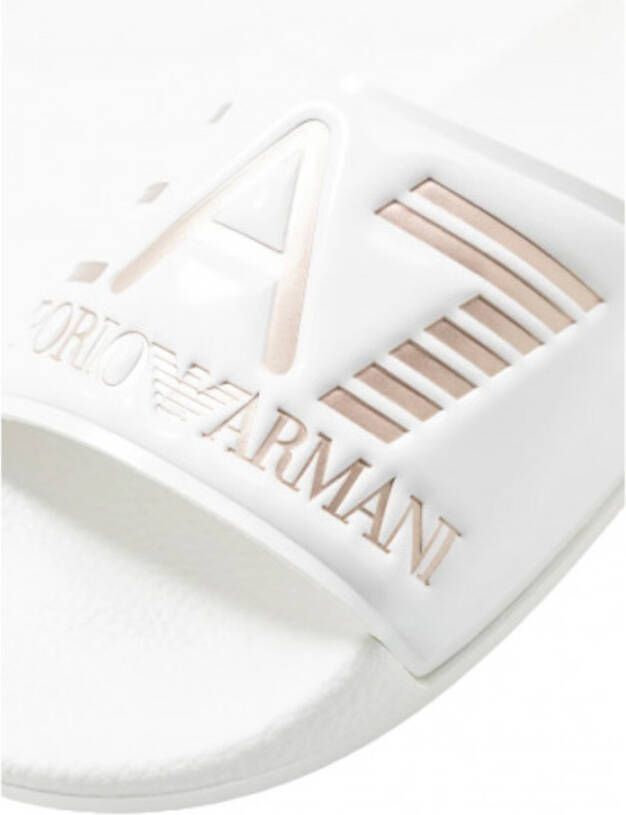 Emporio Armani EA7 Sliders Wit Heren
