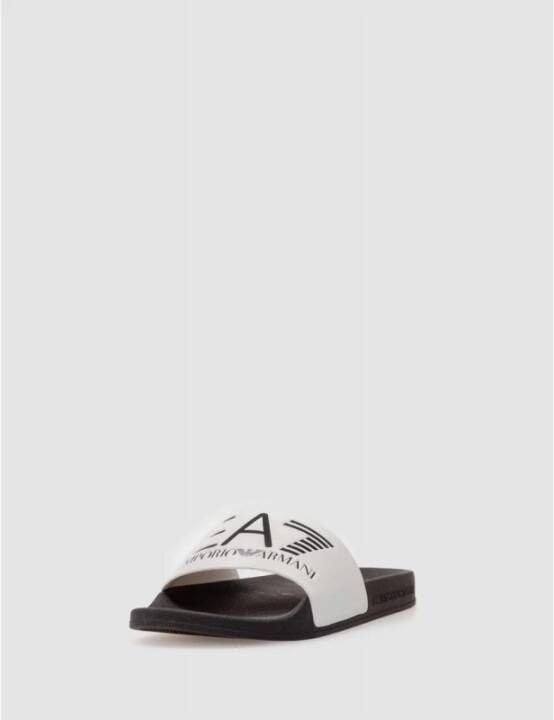 Emporio Armani EA7 Sliders Wit Heren