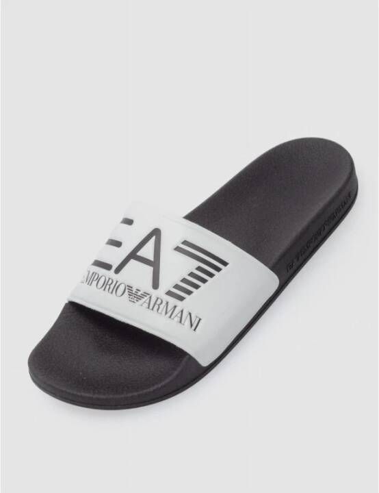 Emporio Armani EA7 Sliders Wit Heren