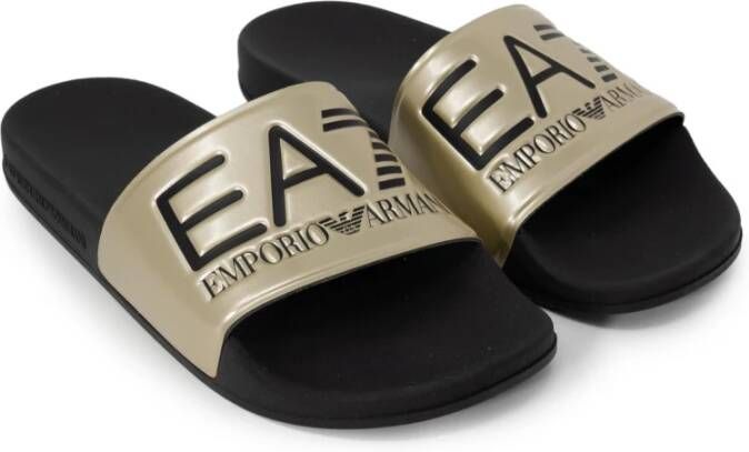 Emporio Armani EA7 Slippers Beige Dames