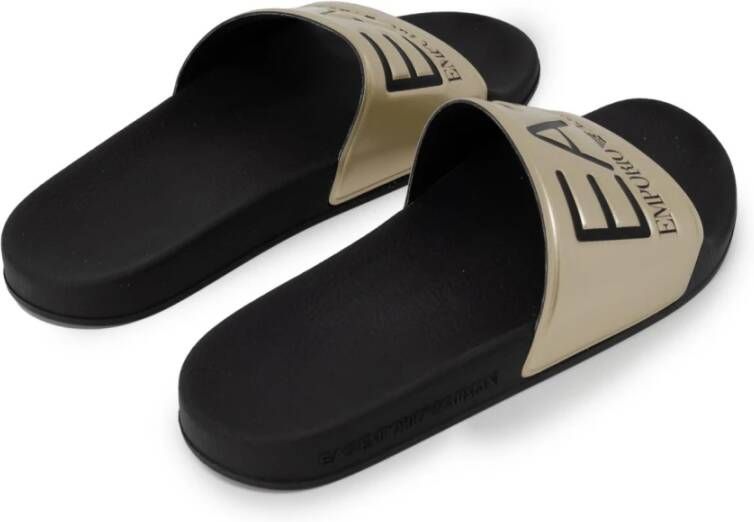Emporio Armani EA7 Slippers Beige Dames