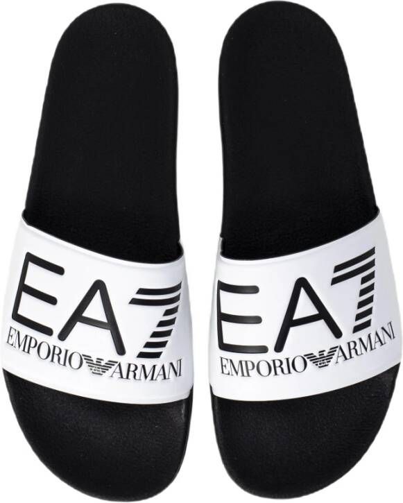 Emporio Armani EA7 Slippers Zwart Dames