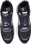 Emporio Armani Cusher Sonic Mix sneaker van suède met mesh details - Thumbnail 6