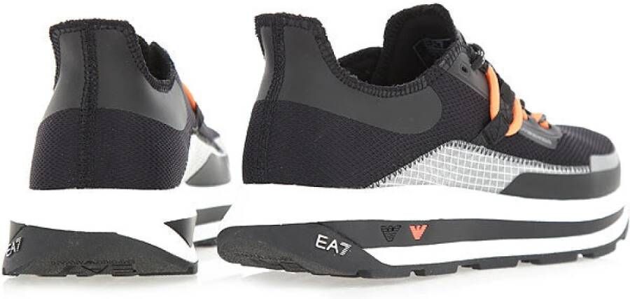 Emporio Armani EA7 Zwarte Sneakers Ss23 Stijlvolle Sportieve Look Black Heren