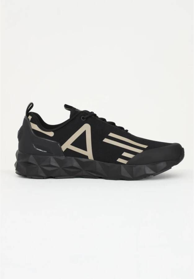 Emporio Armani EA7 Stijlvolle en verfijnde sneakers voor mannen Black Heren - Foto 6