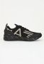 Emporio Armani EA7 Triple Zwart en Licht Goud Sneaker Black Heren - Thumbnail 6