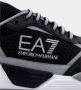 Emporio Armani EA7 Zwarte Sneakers Gedrukt Logo Ronde Neus Black Heren - Thumbnail 3
