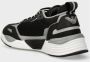 Emporio Armani EA7 Zwarte Sneakers Gedrukt Logo Ronde Neus Black Heren - Thumbnail 5