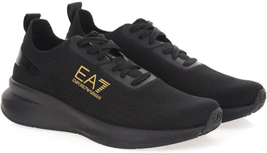 Emporio Armani EA7 Zwarte Sneakers Ss24 Black Heren