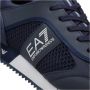 Emporio Armani EA7 Sneaker Heren Sneakers Sportschoenen Schoenen Blauw X8X027 XK050 D813 - Thumbnail 8