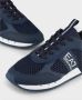 Emporio Armani EA7 Sneaker Heren Sneakers Sportschoenen Schoenen Blauw X8X027 XK050 D813 - Thumbnail 15