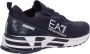 Emporio Armani EA7 Blauwe Sneakers met Dubbele Dichtheid Blauw Dames - Thumbnail 5