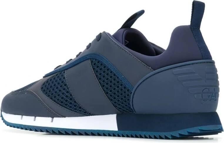 Emporio Armani EA7 Sneakers Blauw Unisex
