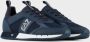 Emporio Ar i EA7 Sneaker Sneakers Sportschoenen Schoenen Blauw X8X027 XK050 D813 - Thumbnail 11