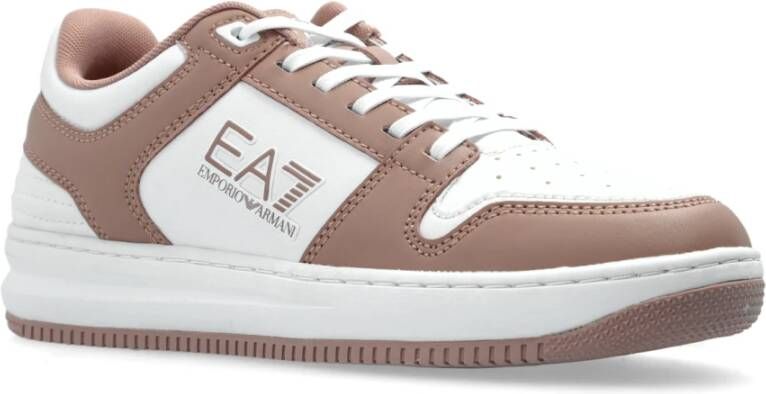 Emporio Armani EA7 Sneakers gemaakt van eco-leer Pink Dames