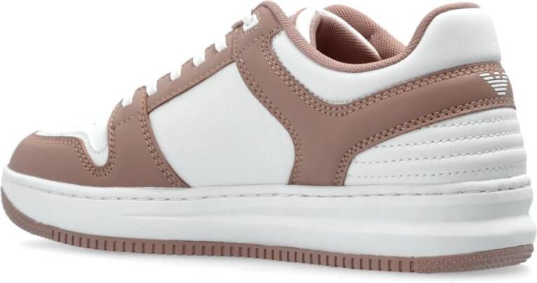 Emporio Armani EA7 Sneakers gemaakt van eco-leer Pink Dames
