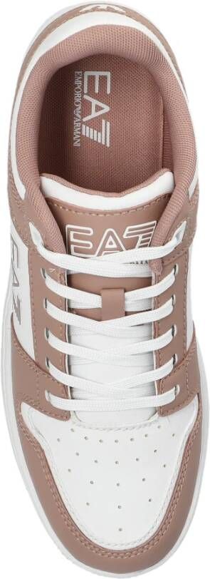 Emporio Armani EA7 Sneakers gemaakt van eco-leer Pink Dames