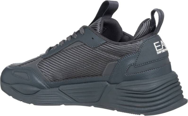 Emporio Armani EA7 Stijlvolle Heren Veterschoenen Gray Heren