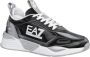 Emporio Armani EA7 Panelled Sneakers met Metallic Effect Gray Heren - Thumbnail 3