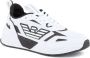 Emporio Armani EA7 Witte casual sneakers voor heren met felle kleuren en iconisch logo Wit Heren - Thumbnail 11