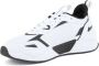 Emporio Armani EA7 Witte casual sneakers voor heren met felle kleuren en iconisch logo Wit Heren - Thumbnail 12