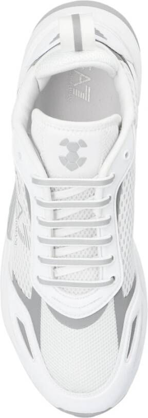Emporio Armani EA7 Sneakers met logo White Heren