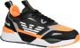 Emporio Armani EA7 Zwarte Oranje Sneaker Multicolor Heren - Thumbnail 3