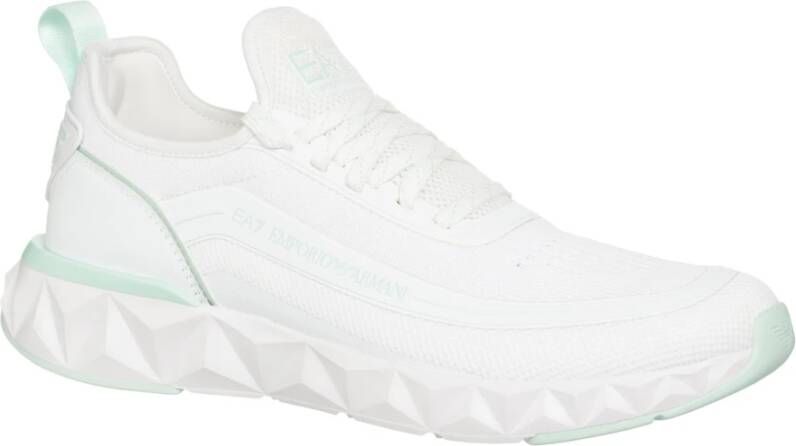 Emporio Armani EA7 Dames Veterschoenen White Dames