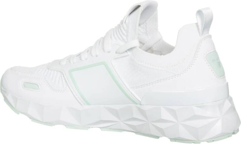 Emporio Armani EA7 Dames Veterschoenen White Dames