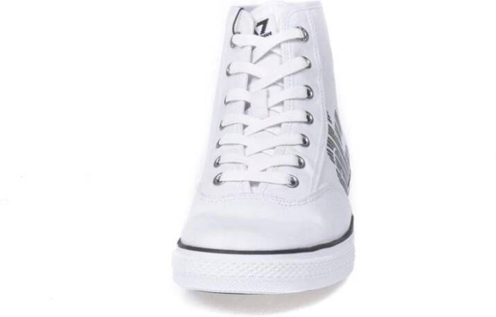 Emporio Armani EA7 Vintage High Top Sneakers White Heren