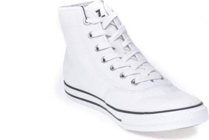 Emporio Armani EA7 Vintage High Top Sneakers White Heren