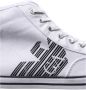 Emporio Armani EA7 Vintage High Top Sneakers White Heren - Thumbnail 9