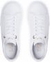 Emporio Armani EA7 Witte leren sneakers met adelaarslogo White Dames - Thumbnail 7