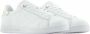 Emporio Armani EA7 Witte leren sneakers met adelaarslogo White Dames - Thumbnail 8