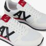 Armani Exchange Heren Sneakers Micro Suede White Heren - Thumbnail 10