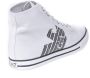 Emporio Armani EA7 Vintage High Top Sneakers White Heren - Thumbnail 18