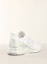 Emporio Armani EA7 Witte casual synthetische sneakers met 5 cm rubberen zool White Heren - Thumbnail 8