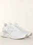 Emporio Armani EA7 Witte casual synthetische sneakers met 5 cm rubberen zool White Heren - Thumbnail 9