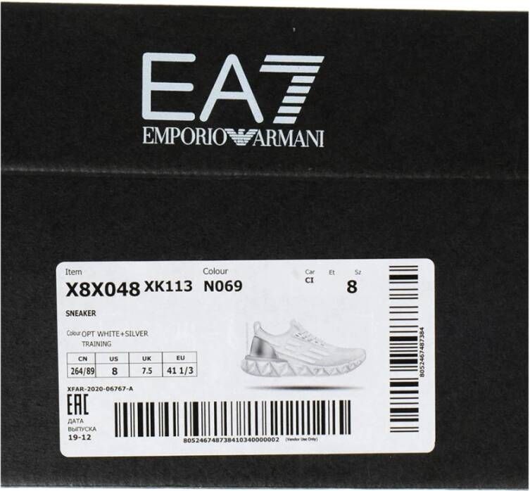 Emporio Armani EA7 Sneakers Wit Heren