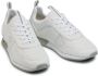 Emporio Armani EA7 Witte Zilveren Mesh Sneaker Unisex Hardloopschoenen White Heren - Thumbnail 13